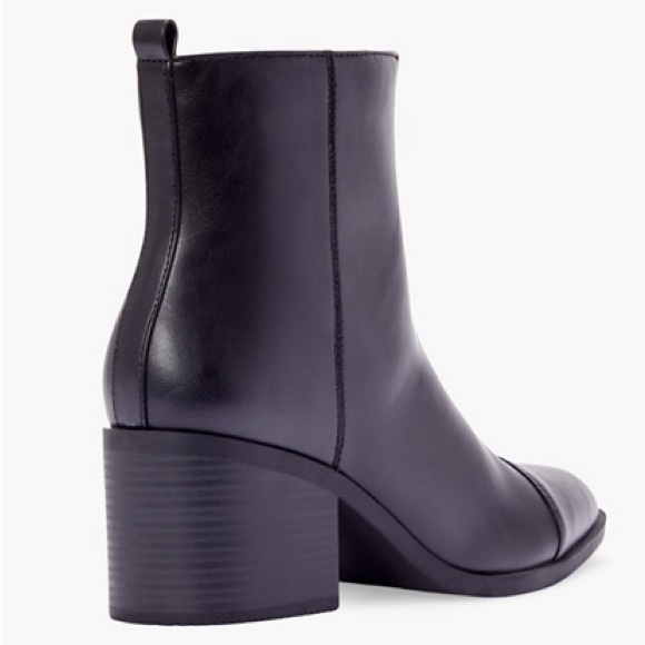 Black Heeled Ankle Boot - NIB - Picture 3 of 6